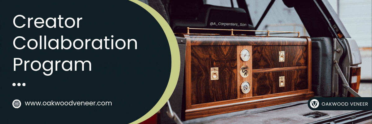 Rover Picnic Trunk Box built by A Carpenter's Son Design Co. using Walnut Burl Veneer